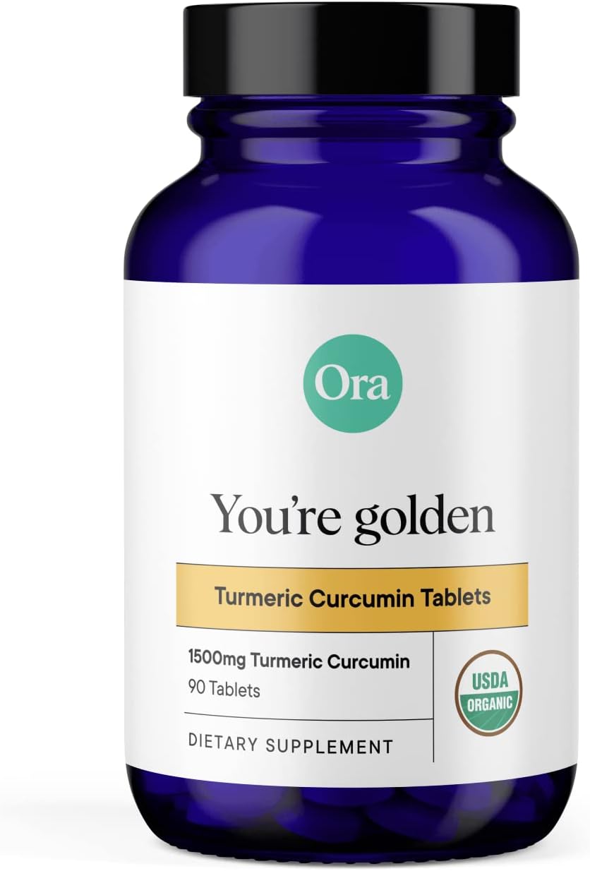 Ora Organic Turmeric Curcumin with Piperine for Joint Support