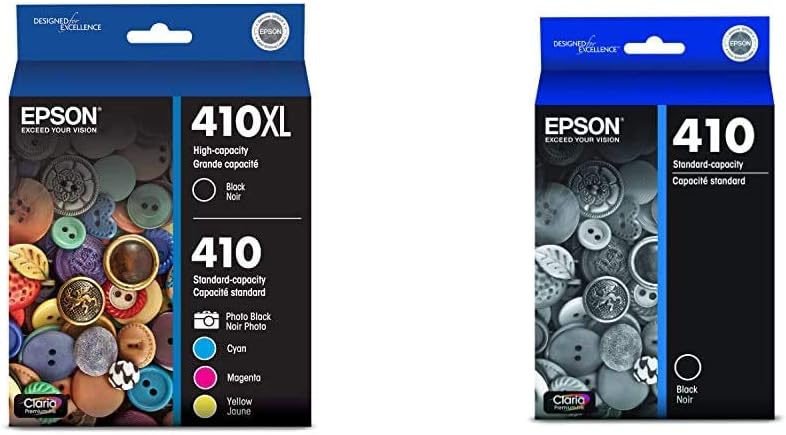Epson 410 Claria Premium Ink Cartridge Combo Pack for Quality Prints