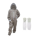Beekeeper Protective Bee Suit with Fencing Veil - Small Beige