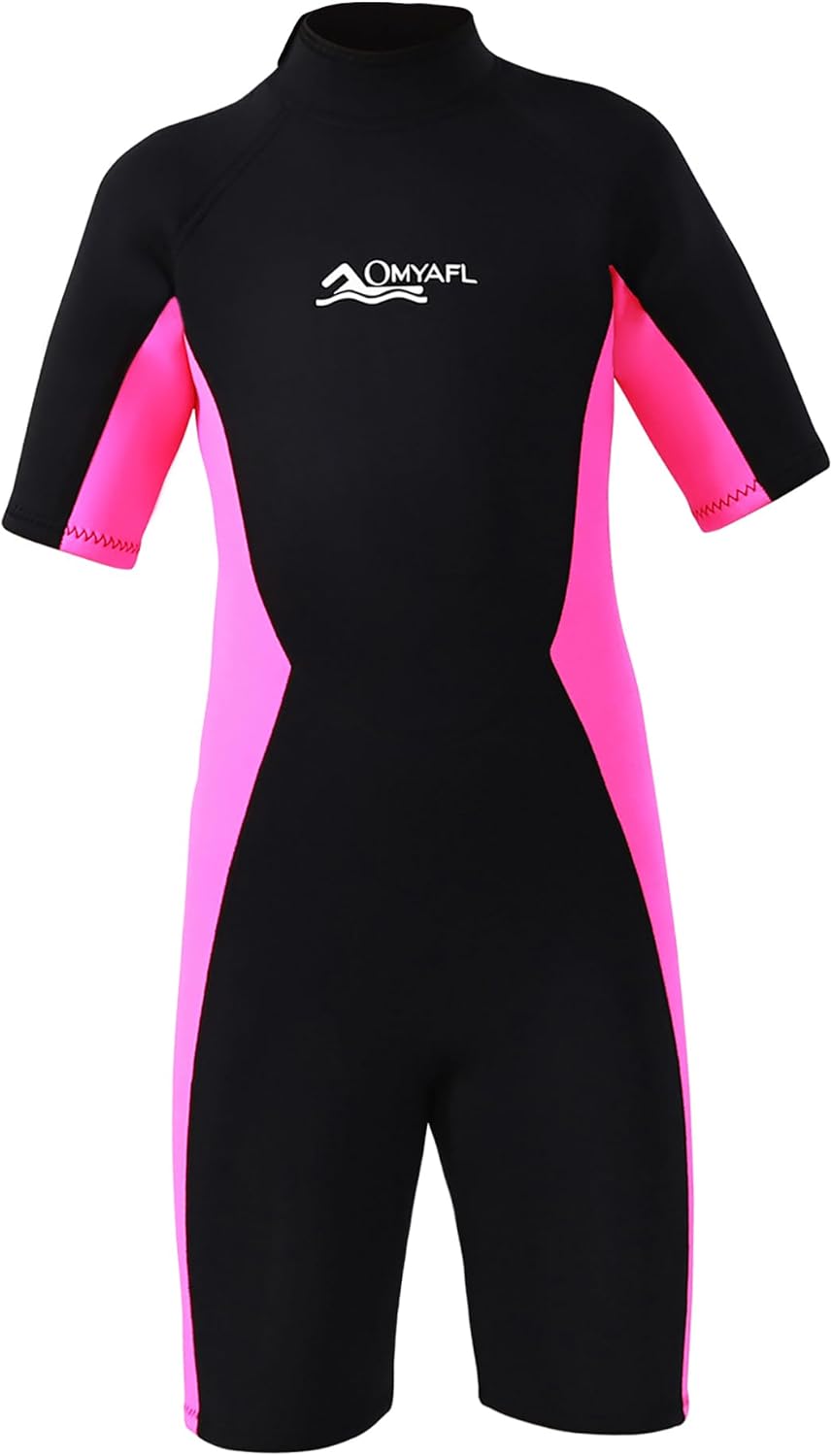 2mm Neoprene Wetsuit for Kids Boys Girls in Cold Water Fun
