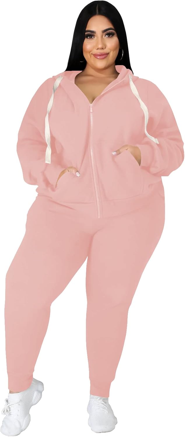 Women's Plus Size Two Piece Outfits for Comfort and Style
