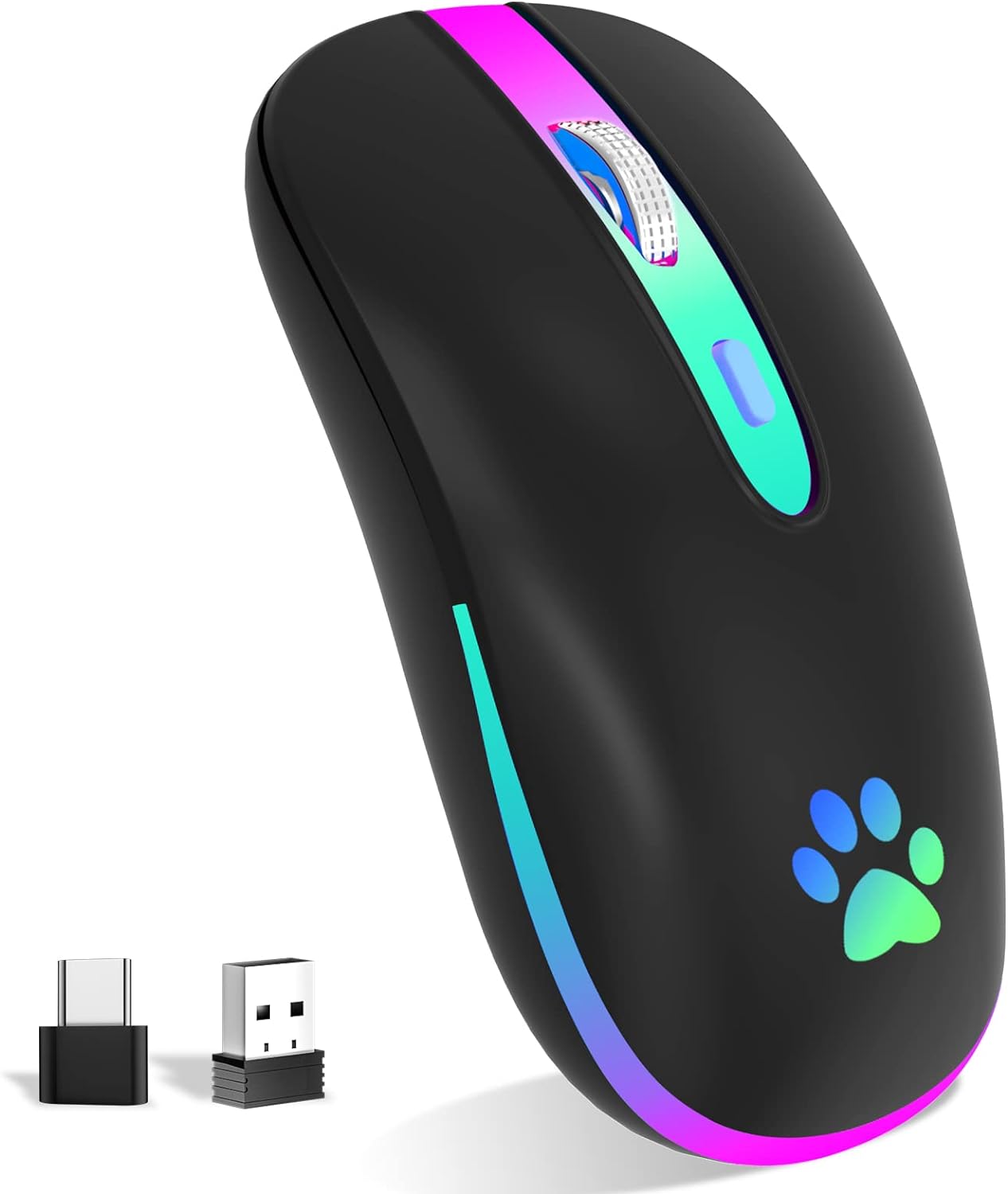 FUWANG Rechargeable LED Wireless Mouse