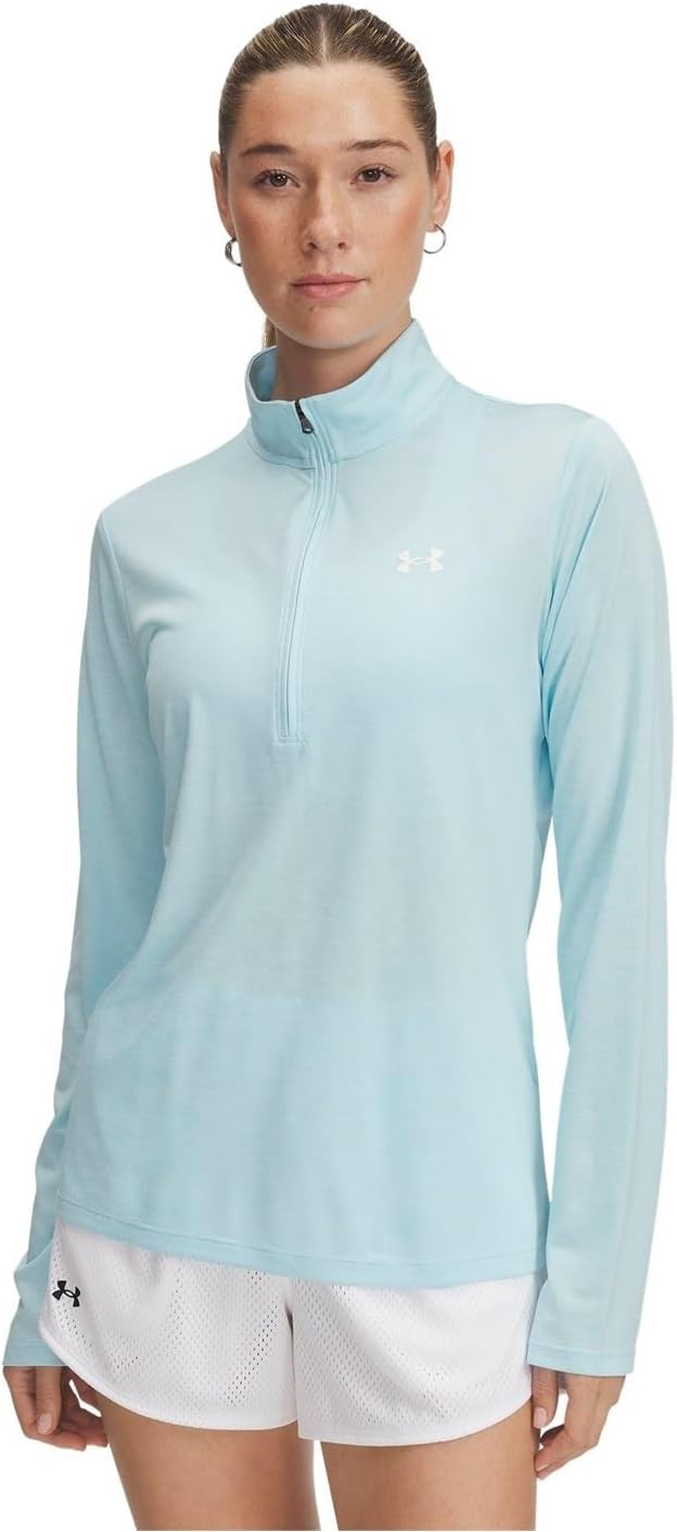 Under Armour Women's Tech Twist Quarter Zip for Active Comfort