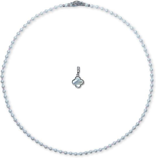 Natural Crystal Stone Beaded Necklace for Unique Style Lovers