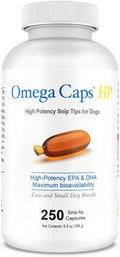 Omega Caps HP Snip Tips for Cats and Small Dogs - High Potency EPA DHA
