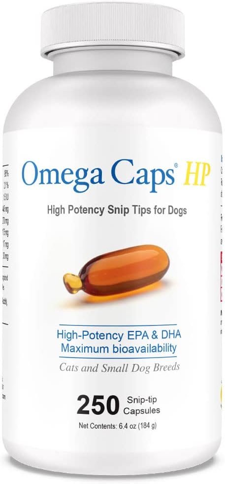 Omega Caps HP Snip Tips for Cats and Small Dogs EPA DHA