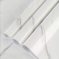 Large White Marble Granite Wallpaper Peel Stick 48x118in - Durable