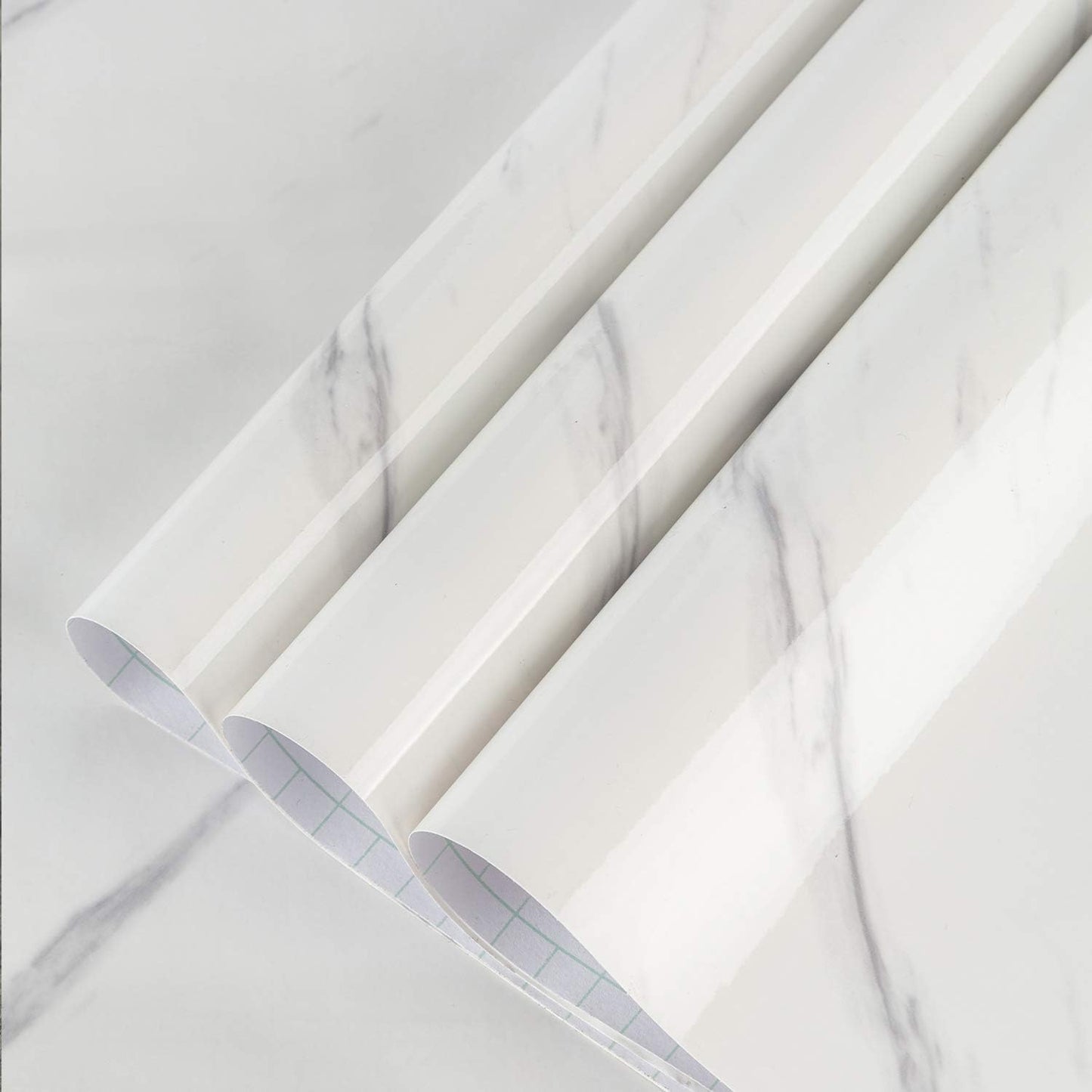 Large White Marble Wallpaper Peel Stick for Stylish Home Decor