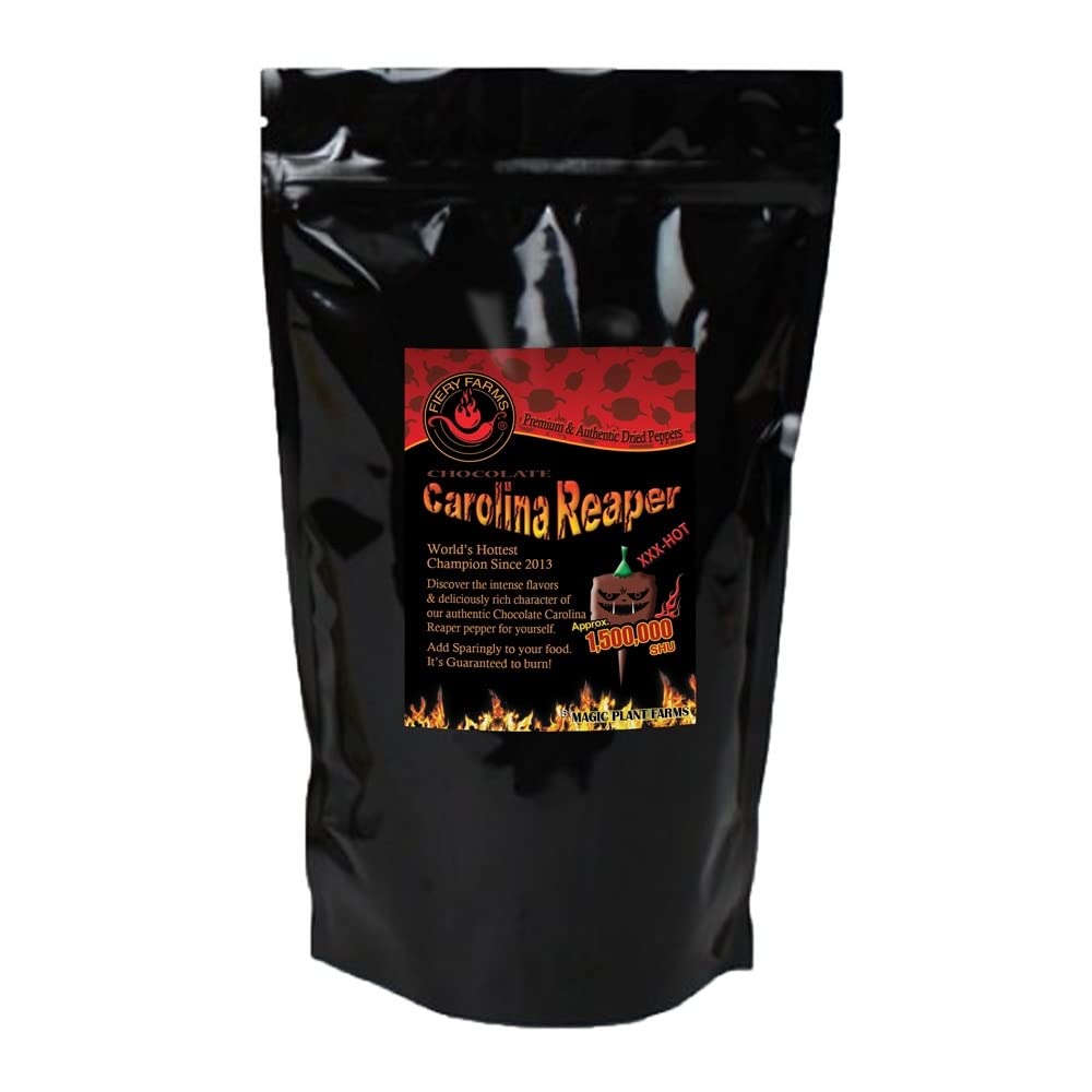Chocolate Carolina Reaper Pepper Powder - Extremely Hot Chili