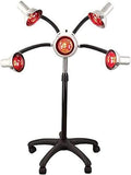 Portable Infrared Heat Lamp: 5-Head Hair Styling Accelerator