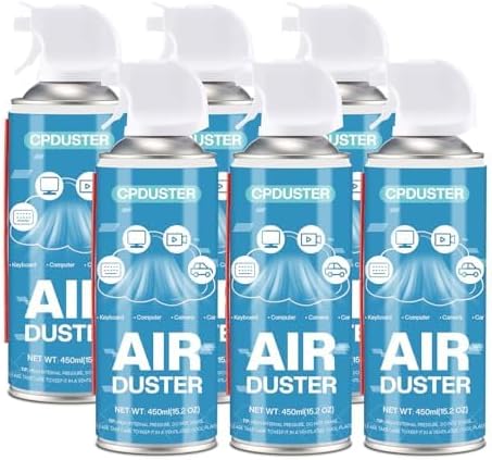 6PCS Keyboard Cleaner Spray - Dust-Free Tech Cleaning