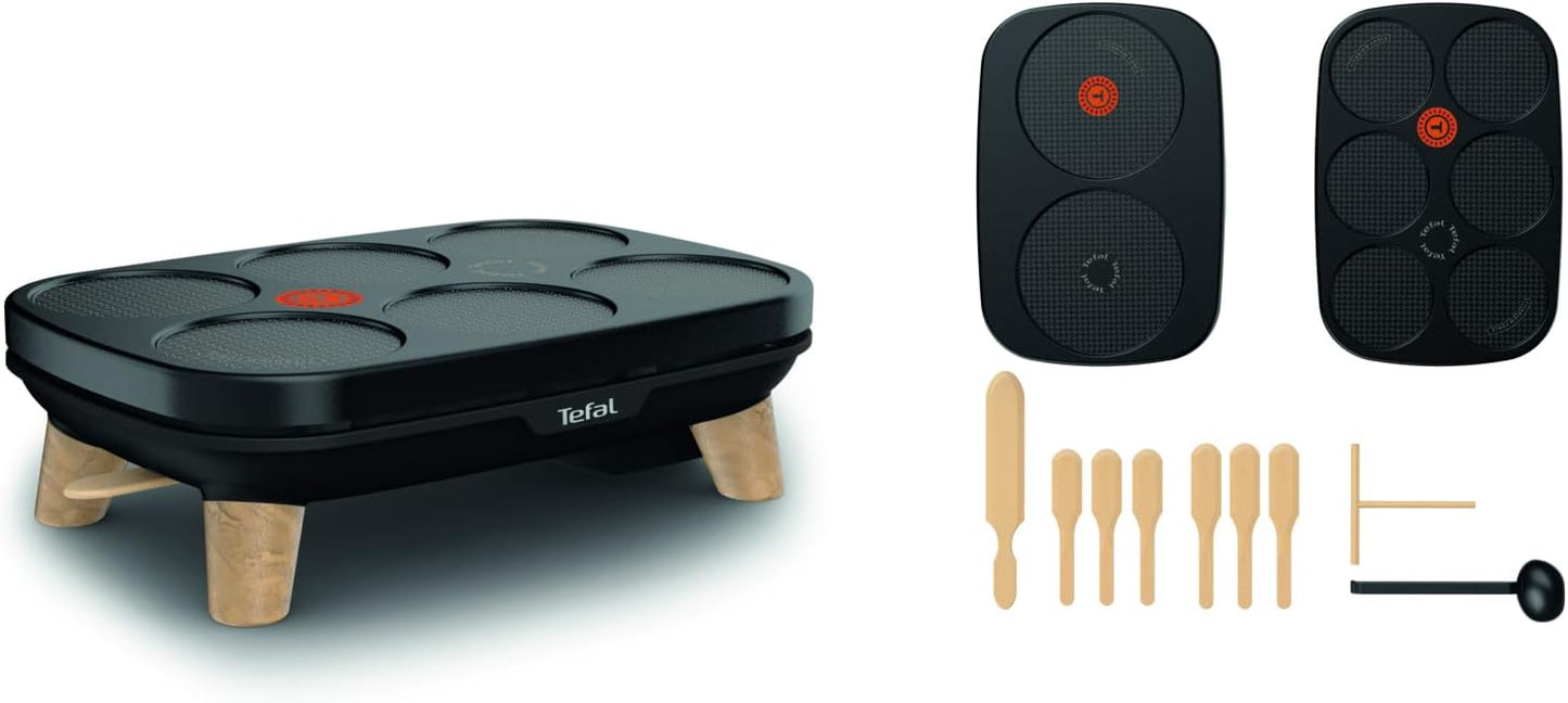 T-Fal Gourmet Non-Stick Adjustable Plates - Multi-Use Delight