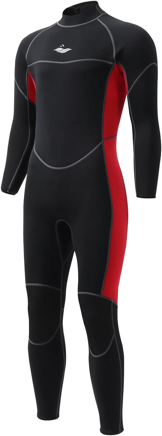3mm Shorty Full Wetsuit for Men - Neoprene Dive Skin Suit