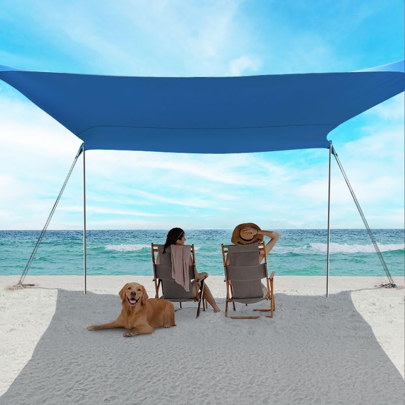 UPF50+ Beach Shade Tent: Portable Sun Shelter