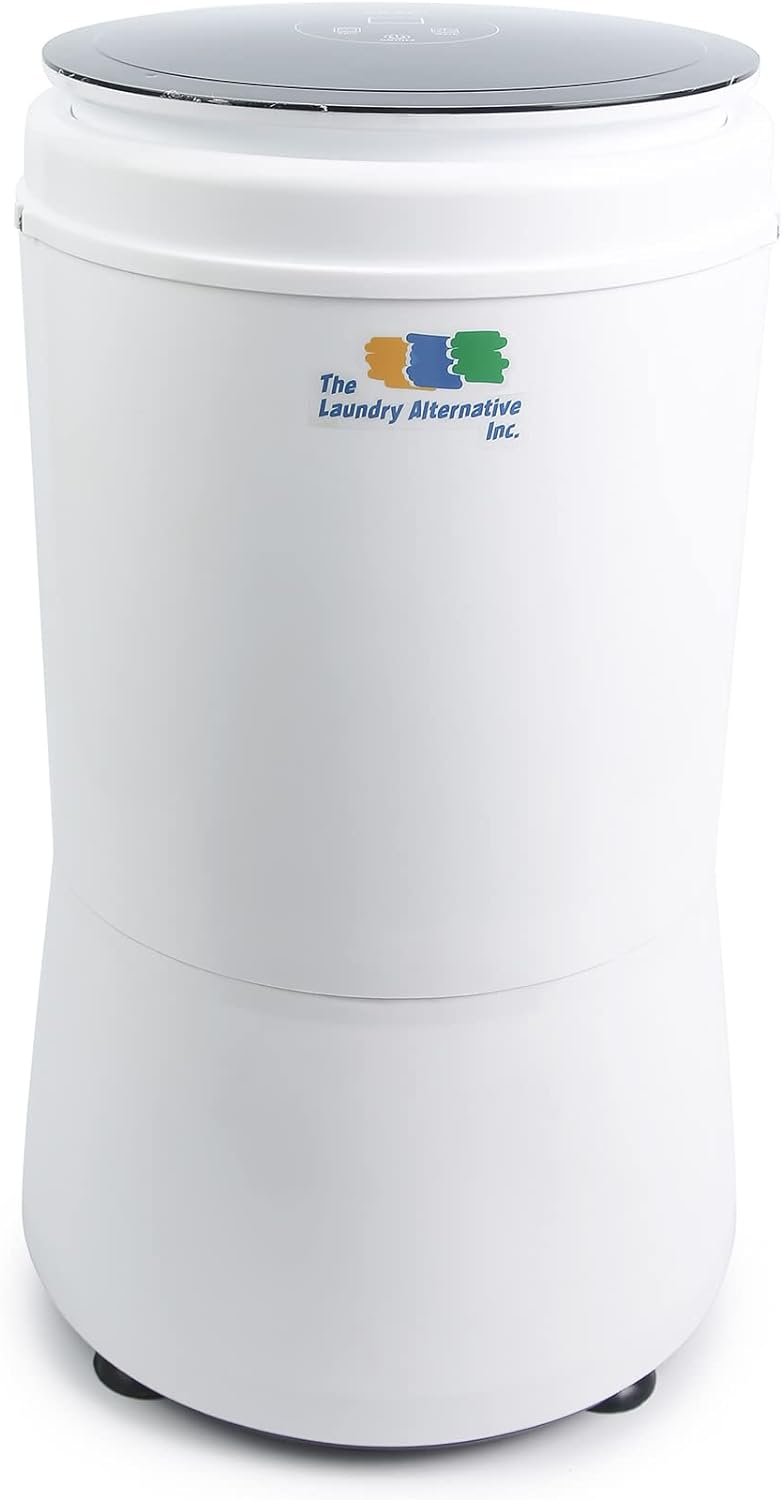 Laundry Alternative Compact Washer - Space-Saving Stainless Steel Drum
