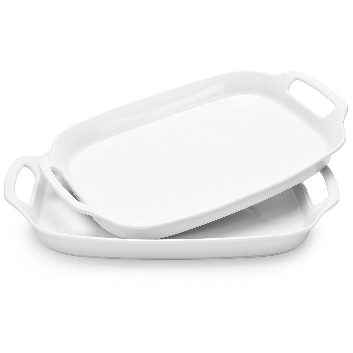 DOWAN Serving Tray with Handles for Elegant Entertaining