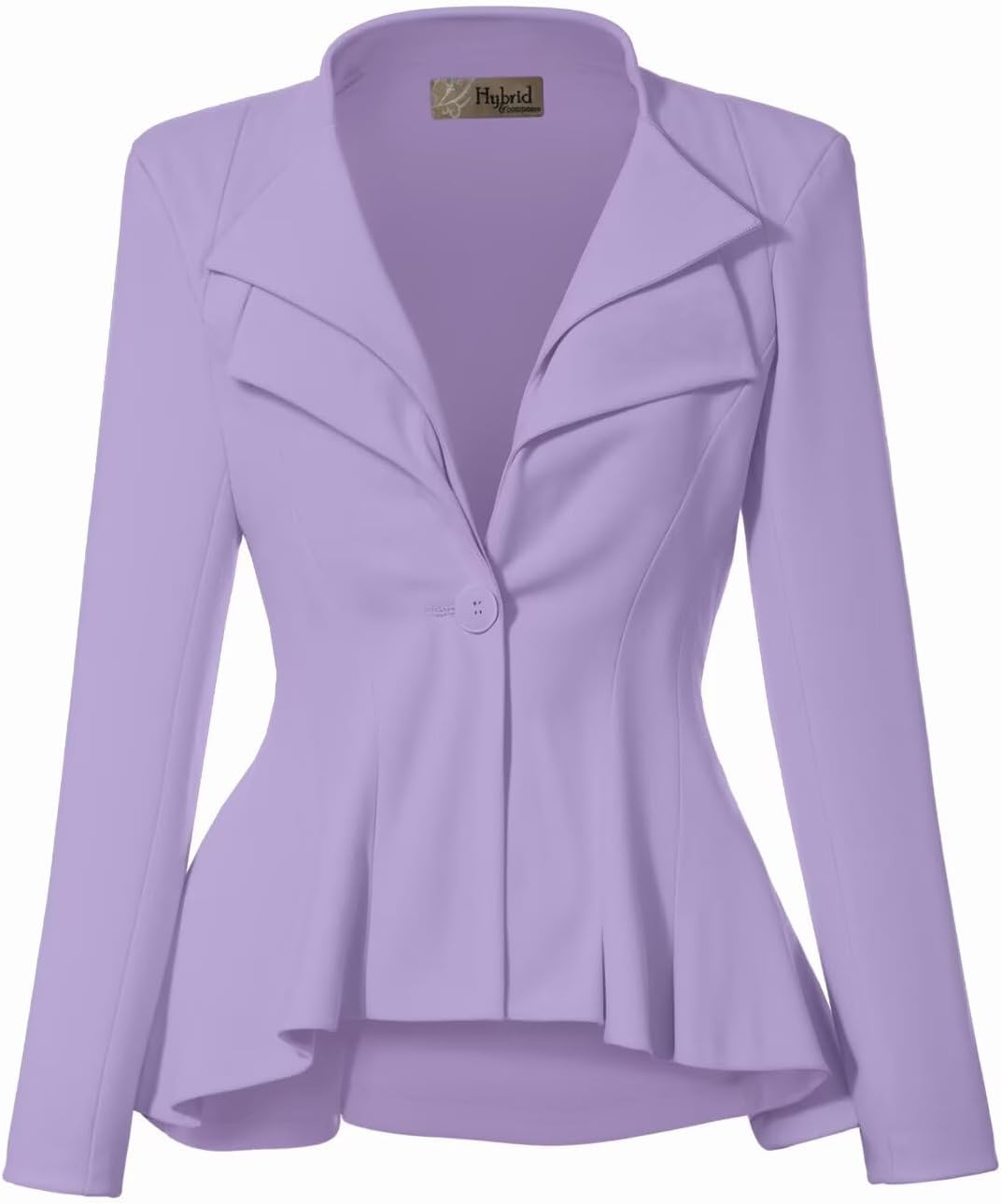 Hybrid Women's Casual Work Office Dressy Peplum Blazer
