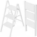 WOA WOA 3 Step Ladder Folding Step Stool - Compact, Sturdy 330 lb