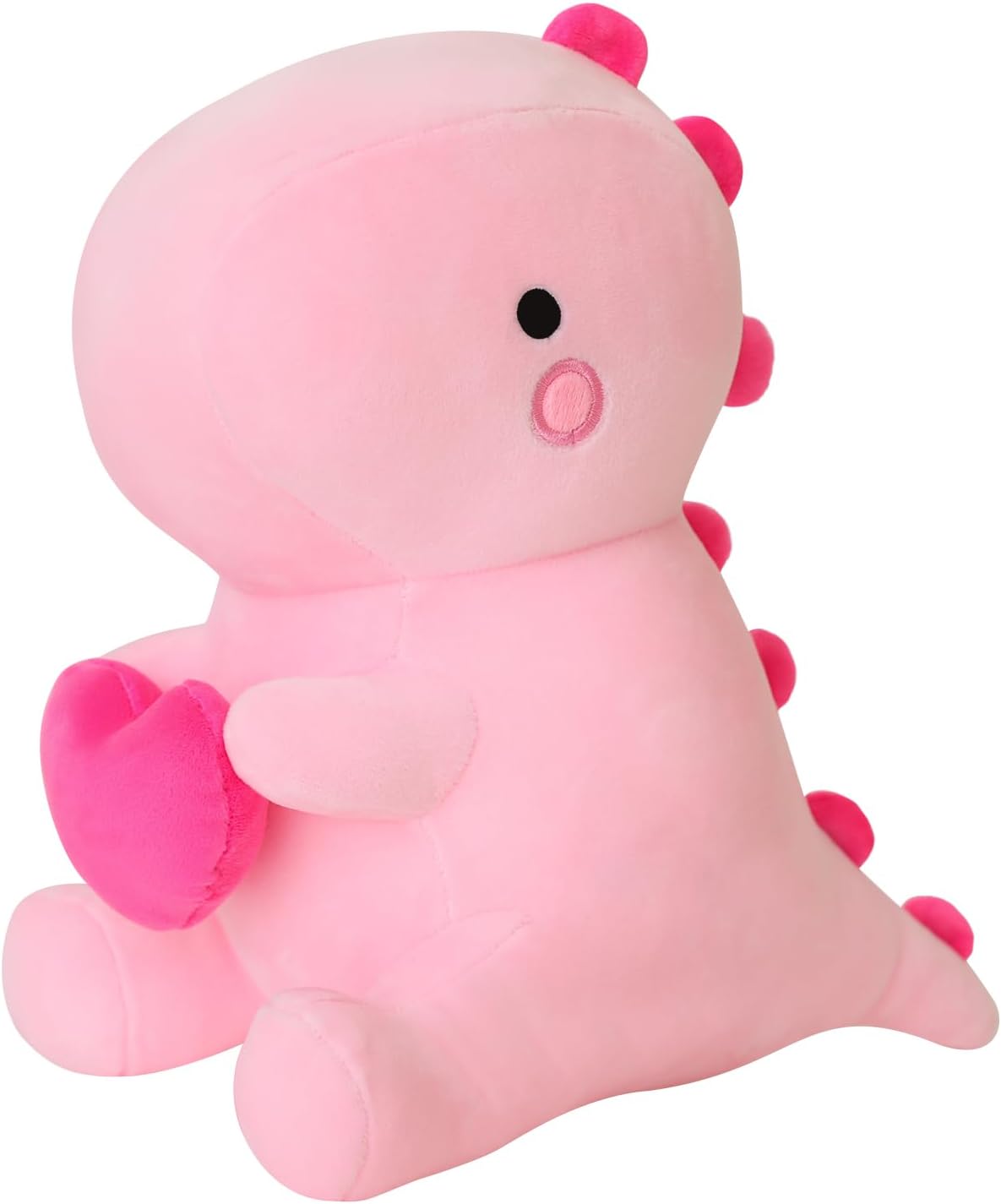 Adorable 12 Pink Dino Plush - Perfect Gift for Her