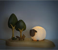 Night Light for Kids & Baby Nursery - Handcrafted Dimmable Sheep Lamp