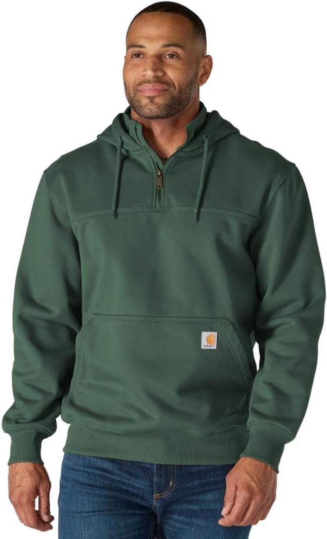 Carhartt mens Rain Defender Heavyweight Quarter-zip Sweatshirt