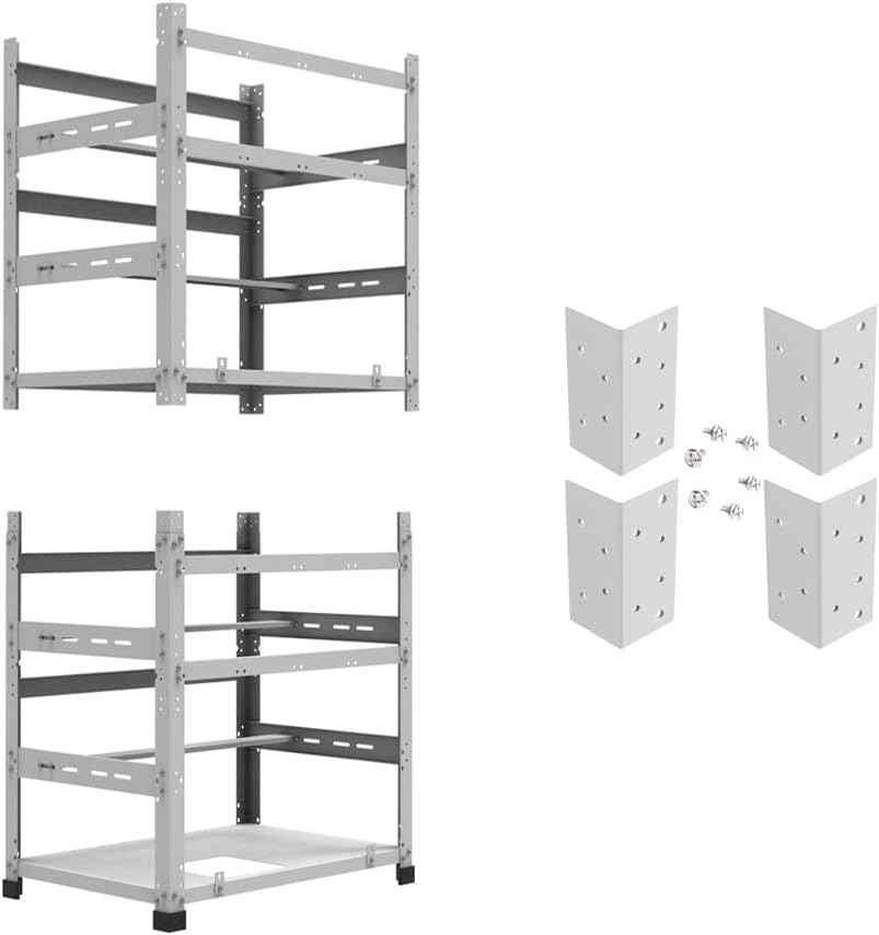 The Sluice V.2 Mining Rig Frame for 12 GPUs with Brackets