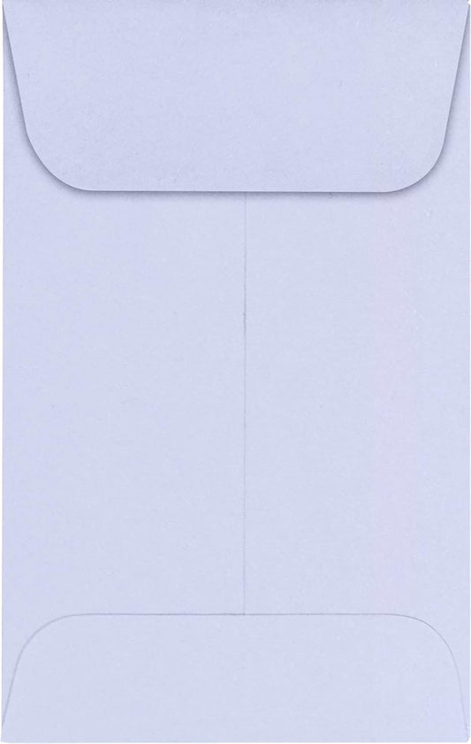 LUXPaper Coin Envelopes in Lilac Purple - Perfect for Crafts