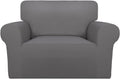 PureFit Super Stretch Sofa Slipcover Oversized Light Gray - Stays Put
