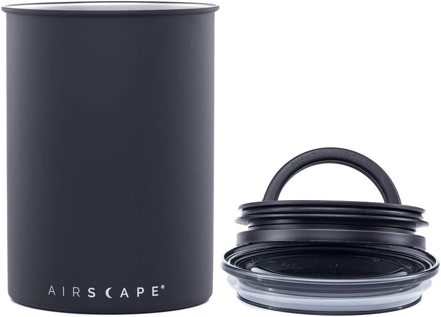 AirScape Stainless Steel Coffee Canister for Freshness