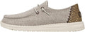 Hey Dude Wendy Chambray Womens Lace Up Loafers - Comfortable & Light