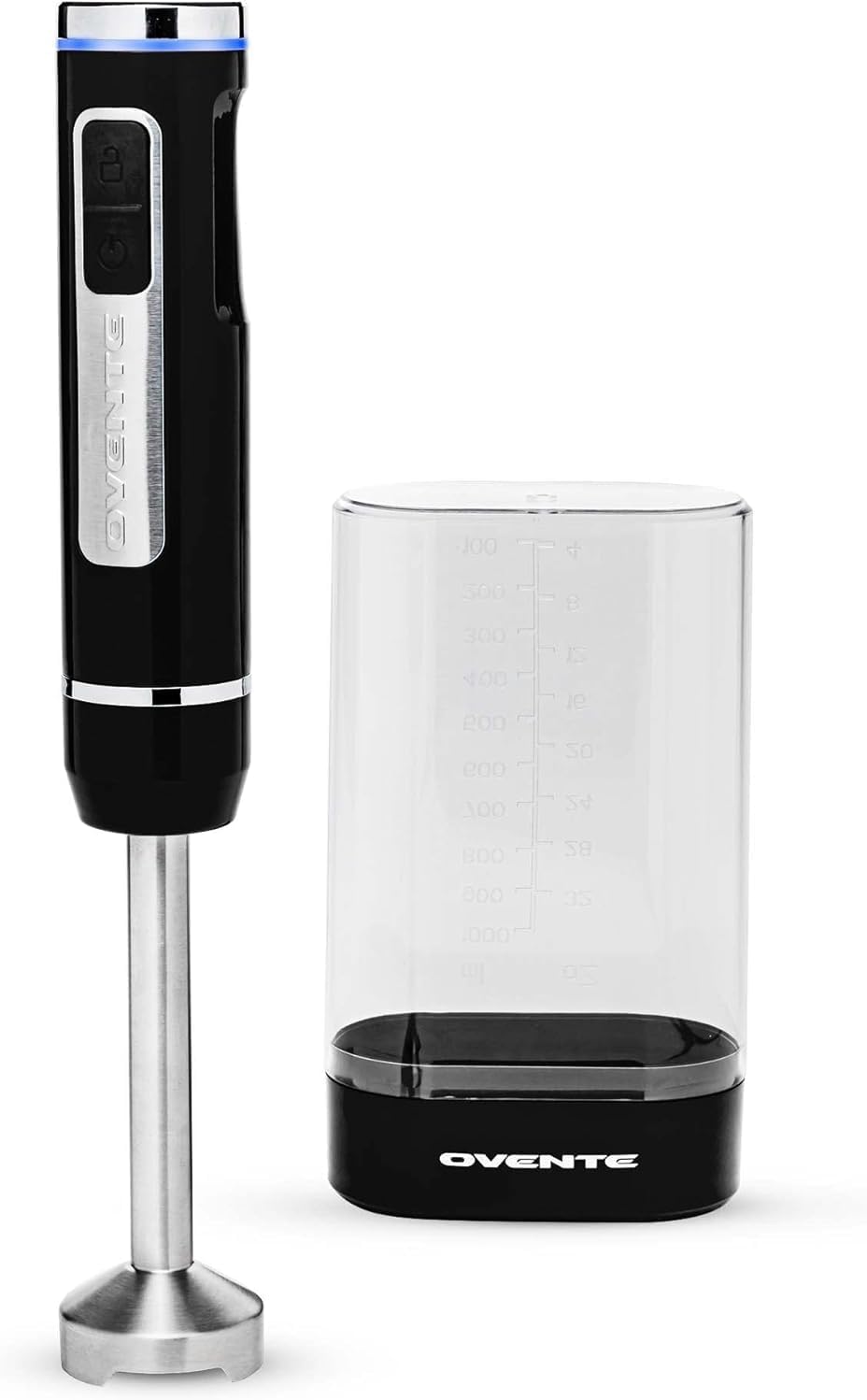 OVENTE Cordless Immersion Hand Blender for Smoothies and Shakes