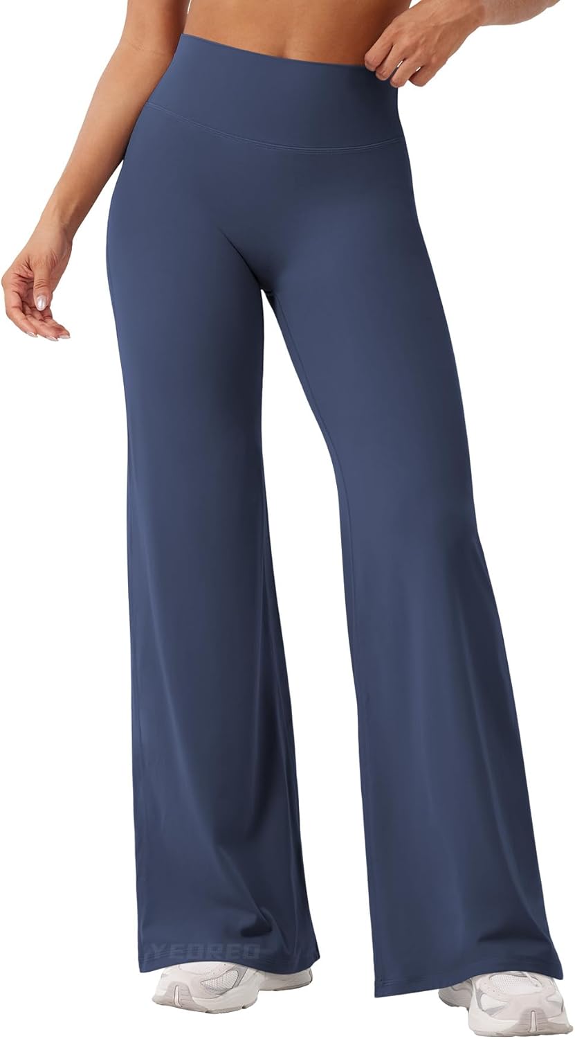 YEOREO Workout Leggings for Women - No Front Seam Design
