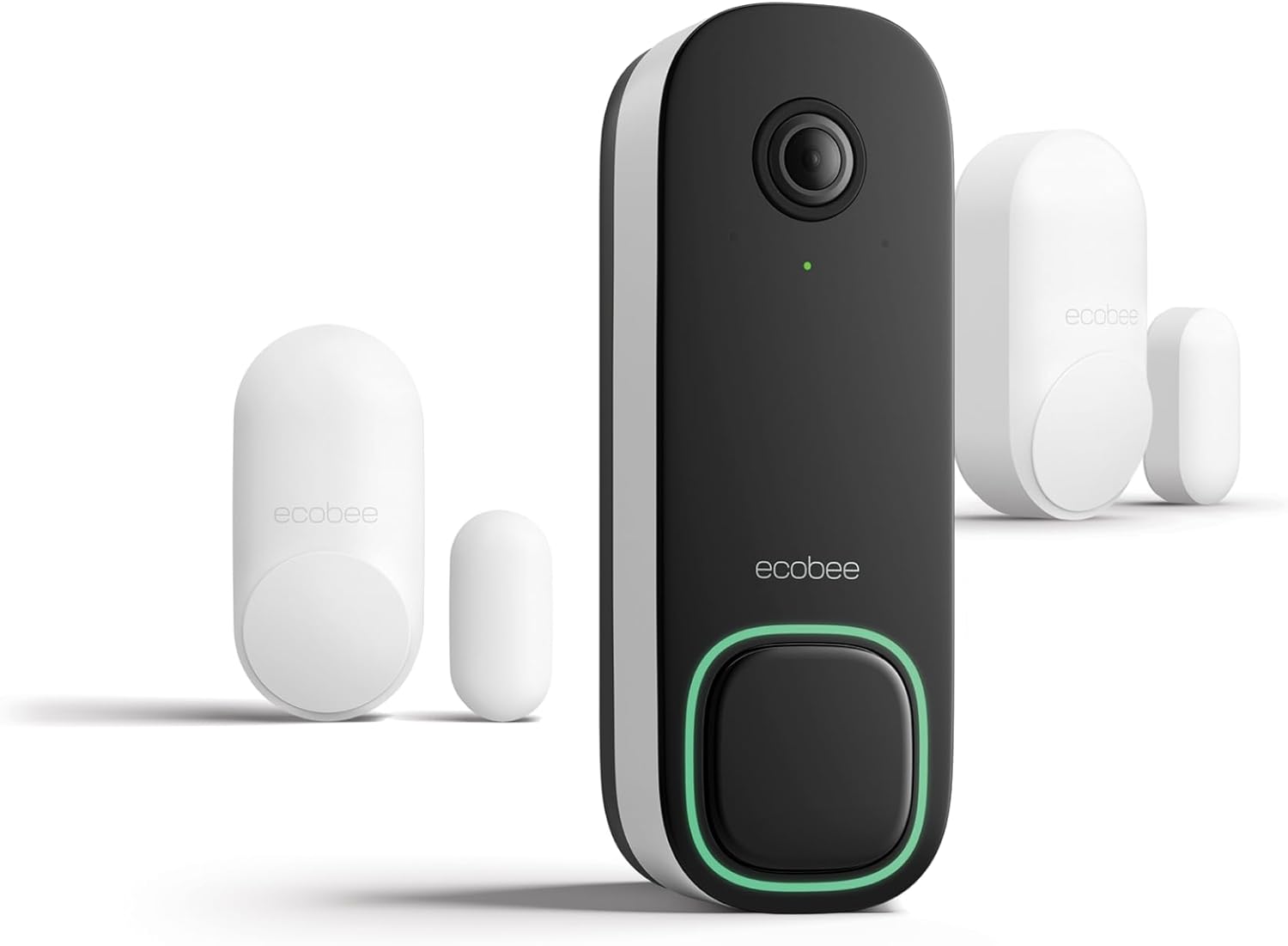ecobee Security Bundle Pack with Smart Doorbell Camera & Sensors