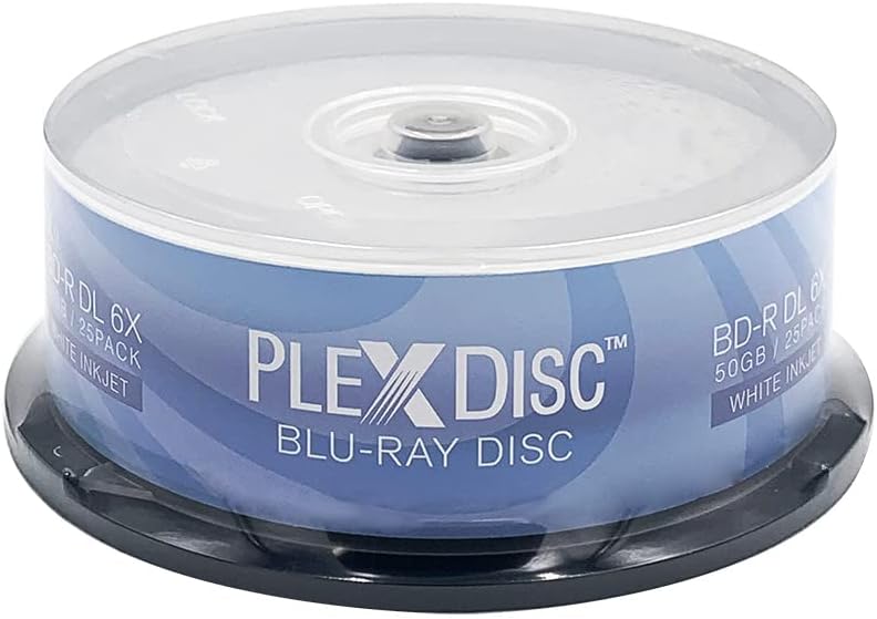 PLEXDISC 50GB 6X Blu-ray Double Layer Recordable BD-R DL