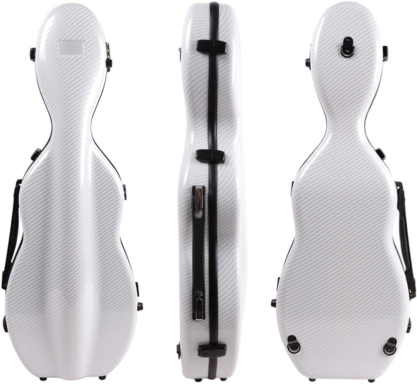 Violin Case 4/4 Full Size Composite Carbon Fiber with Straps