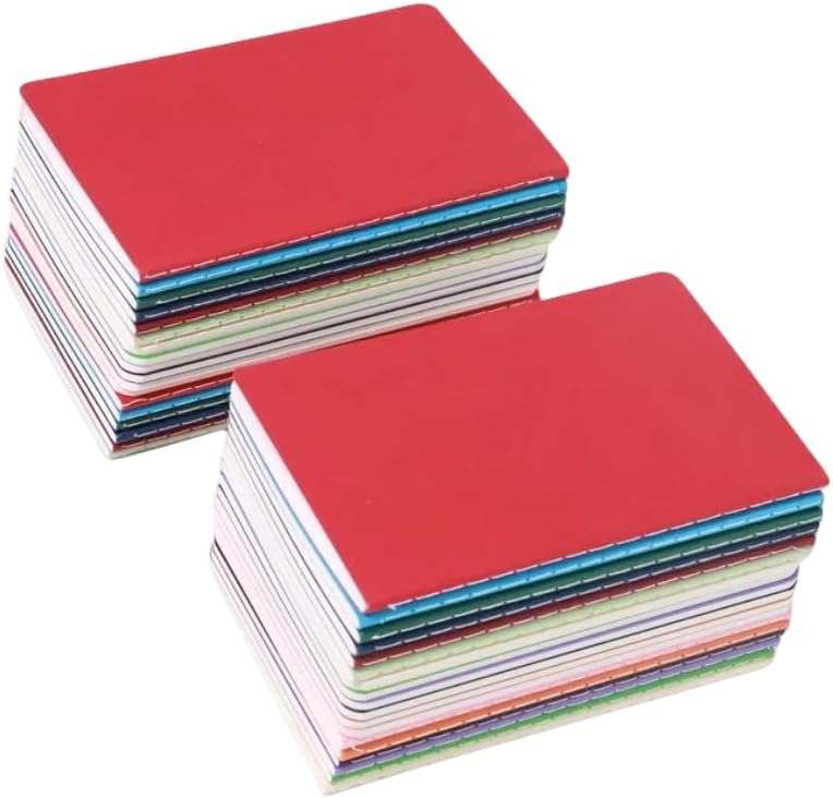 Zegrox Mini Pocket Notebooks 60 Pages, 36 Pack