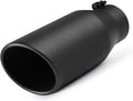 A-KARCK Exhaust Tip 4 in Inlet 6 in Outlet 15 in Long - Bolt On Style