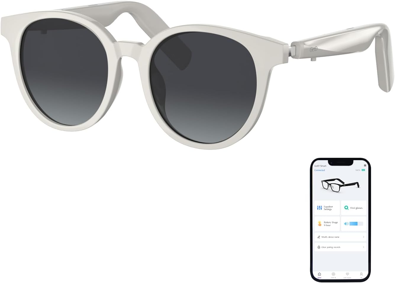 Bluetooth Smart Sunglasses: AI Translator, Music Glasses, Voice Control