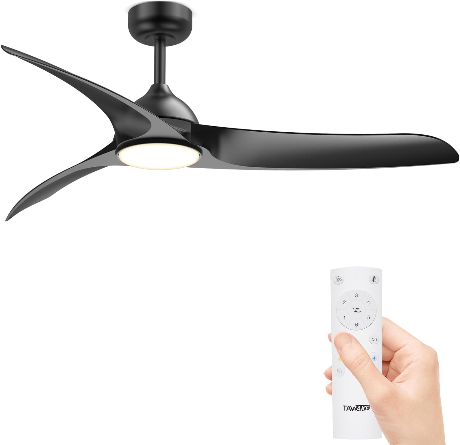 56 inch Ceiling Fan with Lights and Remote Control for Comfort