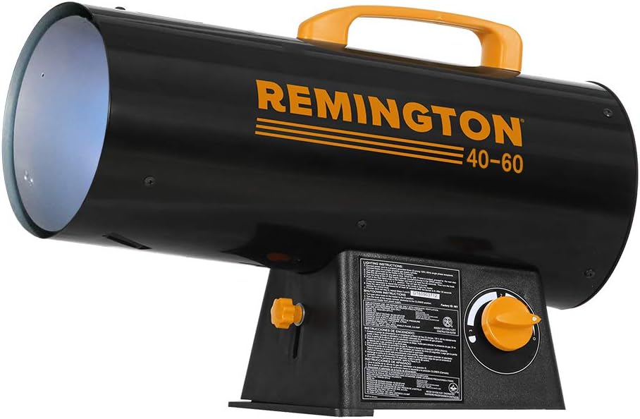 Remington 60,000 BTU Forced Air Heater - Portable Power for 1500 Sq Ft