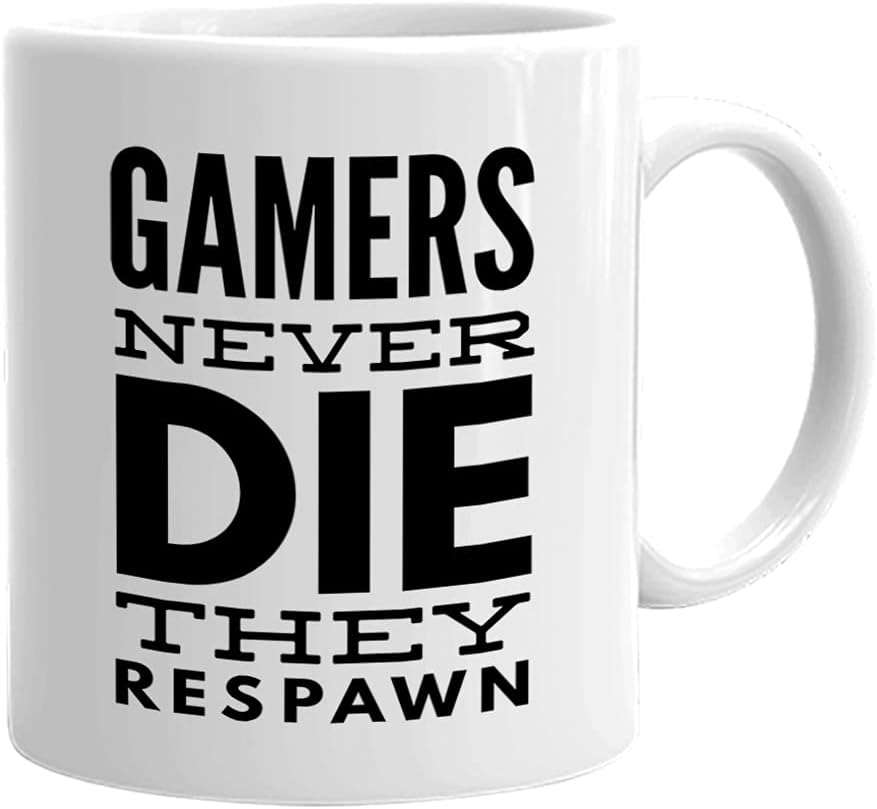 Gamer Mug 11 oz Novelty Cup - Respawn in Style!