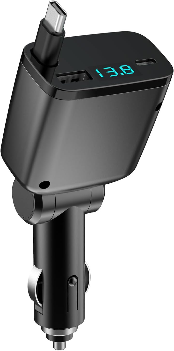 Fast Type C Car Charger with Dual Ports