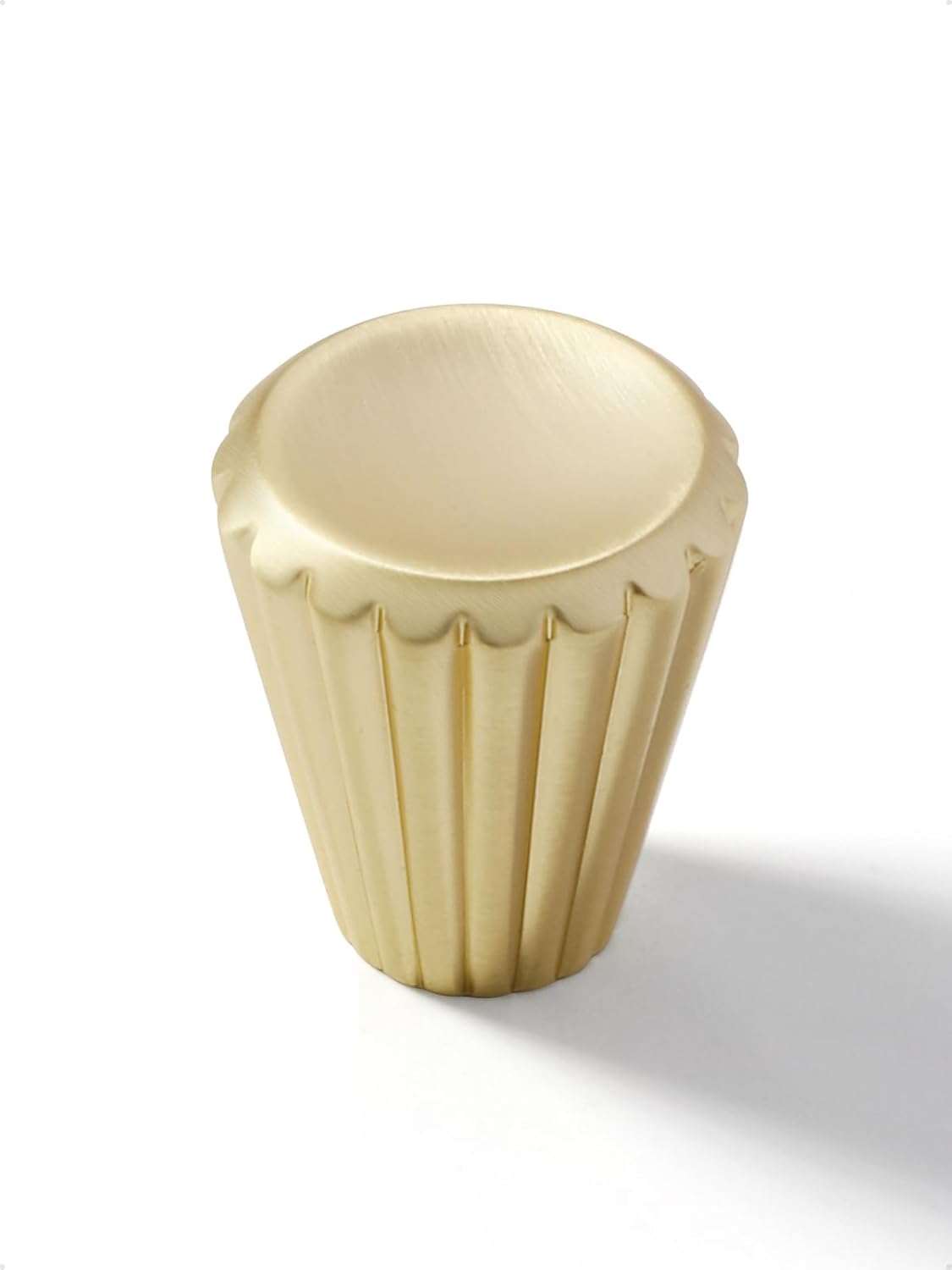 10 Pack Gold Cabinet Knobs for Kitchen and Bathroom Drawers