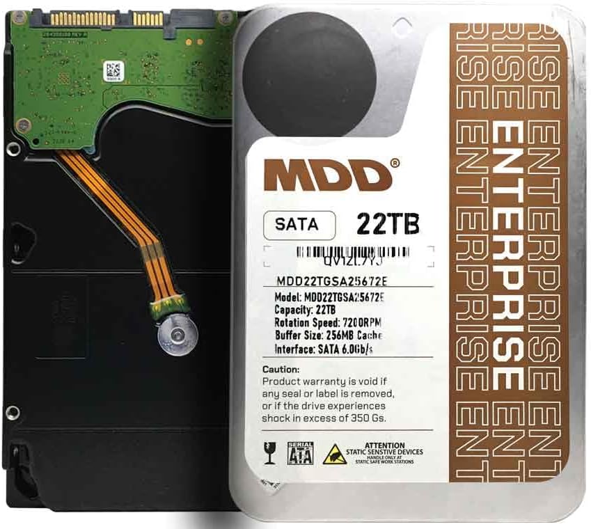 MDD 22TB Internal Enterprise Hard Drive for Maximum Storage Needs