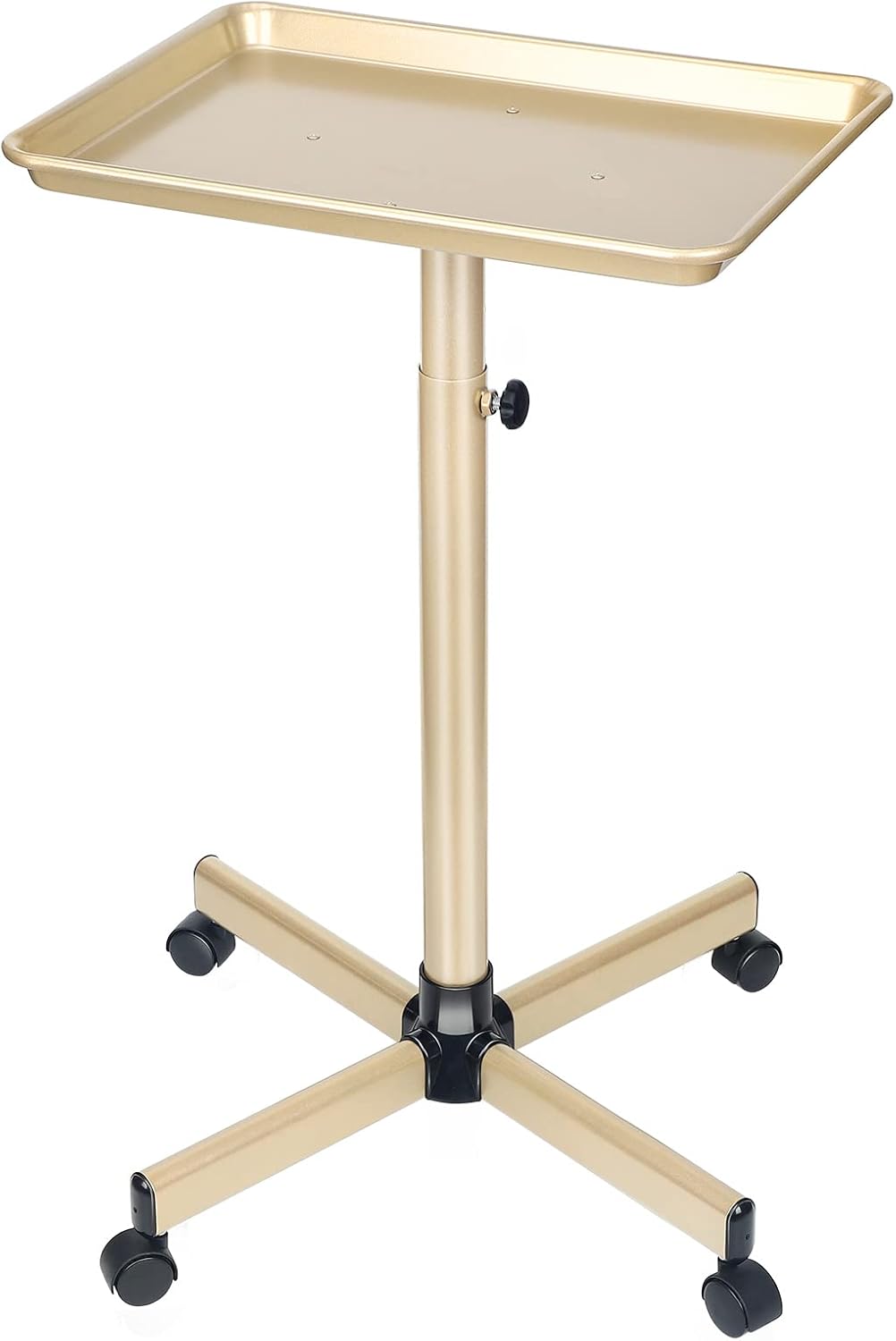 Salon Tray on Wheels for Easy Mobility and Adjustable Height