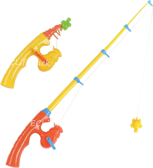 X-Large Magnetic Fishing Pole 2 Pack - Toddler Education & Bathtime Fun