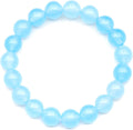 Green Fluorite Beaded Bracelet for Women - 8mm Genuine Crystal
