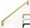 10 Pack Brushed Gold Cabinet Pulls 8.8 in Kitchen Handles - Modern