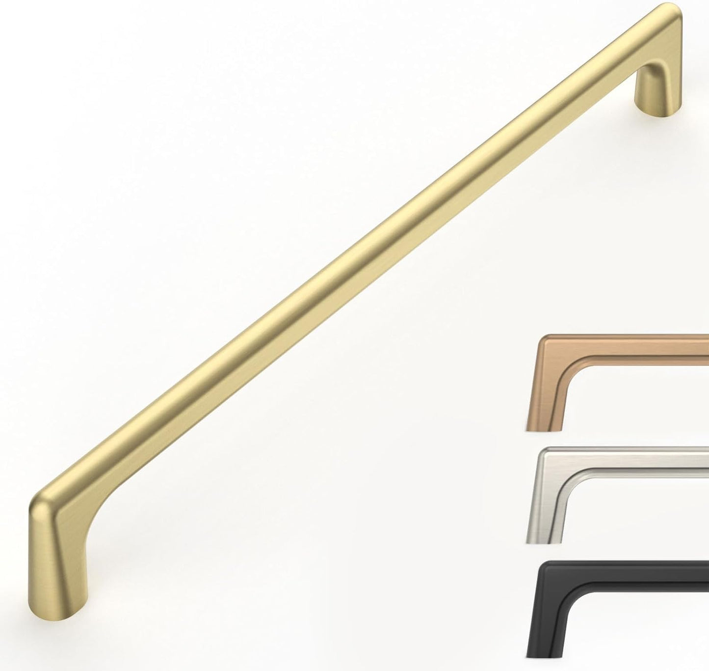 10 Pack Brushed Gold Cabinet Pulls for Kitchen and Home Use