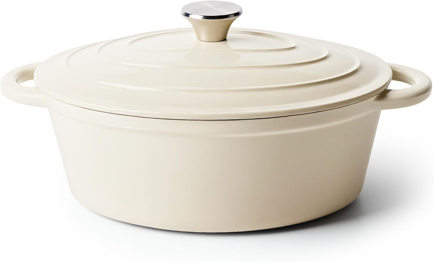 Oval Dutch Oven for Bread Baking, 4.5 Quart Non Stick Pot